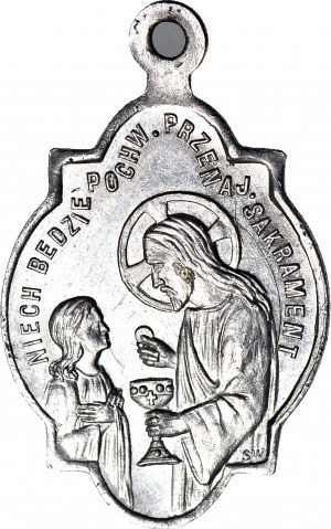 Medaglia religiosa - Sia lodato il Santissimo Sacramento