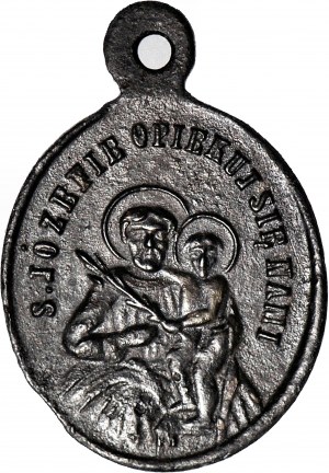 Médaille religieuse - Doux Cœur de Marie Sois mon salut