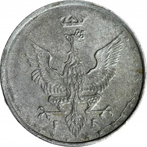 Kingdom of Poland, 10 fenig 1917 NBO, DESTRUKT