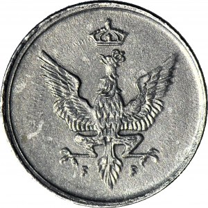 Kingdom of Poland, 1 fenig 1918, minted