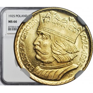 10 zloty 1925, Bolesław Chrobry, zecca, magnifico
