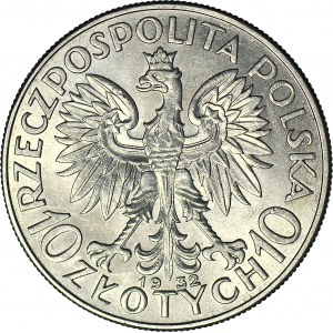 10 Gold 1932, Kopf, London, geprägt