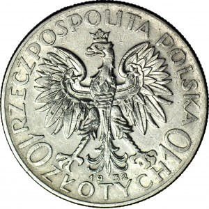 10 Zloty 1932, Kopf, Warschau