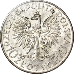 10 zlatých 1933, Sobieski, krásna