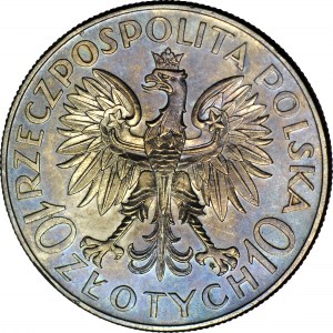 10 zloty 1933, Sobieski, zecca