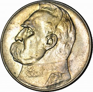 10 gold 1935, Pilsudski, minted