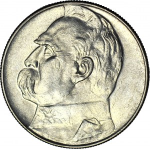 10 zlotých 1936, Piłsudski, mincovna
