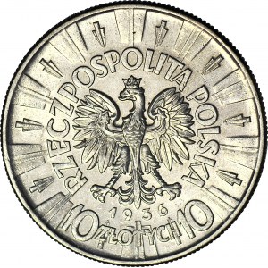 10 Zloty 1936, Piłsudski, Münzstätte