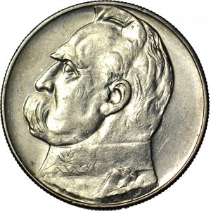 10 Zloty 1936, Piłsudski, schön