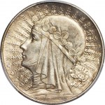 5 zlatých 1934, hlava, raženo