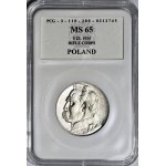 5 zloty 1934, Piłsudski, aquila STRZELECKI, bella