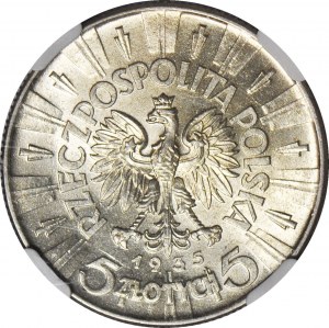 5 zlotých 1935, Piłsudski