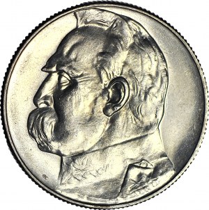 5 gold 1935, Pilsudski, minted