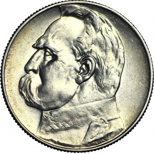 5 gold 1936, Pilsudski, minted