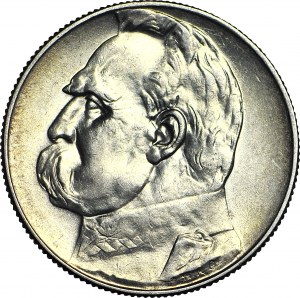 5 gold 1936, Pilsudski, minted