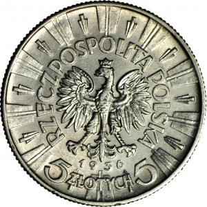 5 zloty 1936, Piłsudski, par habitant