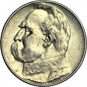 5 zlotých 1938, Piłsudski, mincovňa