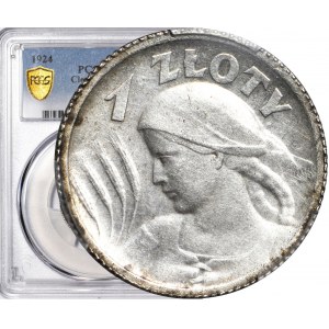 1 złoty 1924, Żniwiarka, róg i pochodnia, Paryż