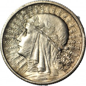 2 Gold 1933, Kopf, geprägt
