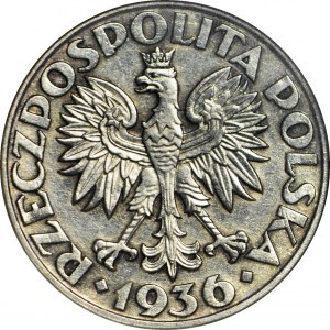 2 zlaté 1936, Plachetnica, pekné