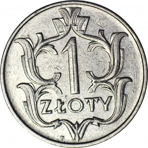 1 zlotý 1929, nominálna hodnota, pekný