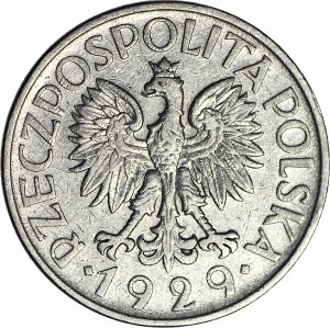 1 zlotý 1929, nominálna hodnota, pekný
