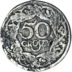 50 groszy 1923, dobový padělek
