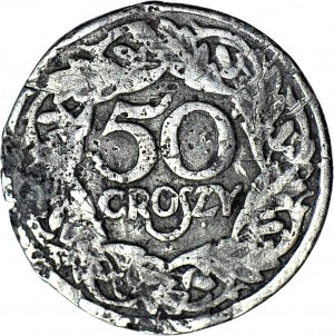 50 Groszy 1923, zeitgenössische Fälschung