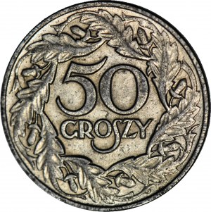 50 Pfennige 1938 vernickelt, schön