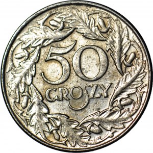 50 grošov 1938 poniklované, mincové