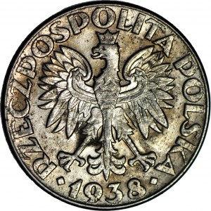 50 groszy 1938 niklowane, mennicze