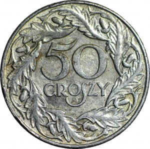 50 groszy 1938 nichelato, zecca