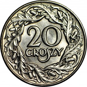 20 groszy 1923, zecca