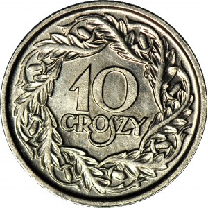10 pennies 1923, minted