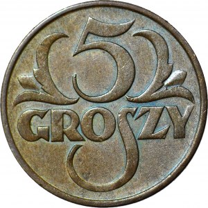 5 groszy 1928, mennicze
