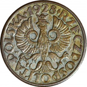 5 groszy 1928, mäta
