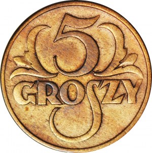 5 centov 1928, krásne