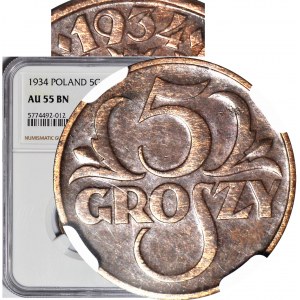 5 penny 1934, PESANTE, bellissimo