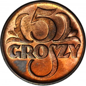 5 groszy 1938, mäta