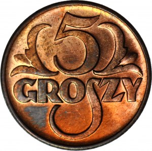 5 groszy 1938, mäta