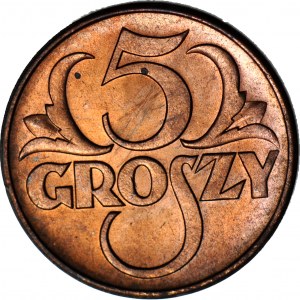 5 Groszy 1939, Minze