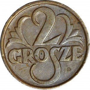 2 pennies 1928, minted