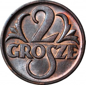 2 penny 1938, zecca