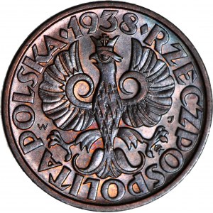 2 pennies 1938, neufs