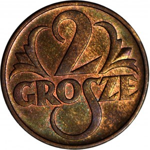 2 pennies 1939, minted