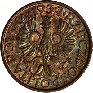 2 pennies 1939, minted
