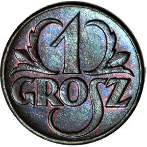 1 haléř 1923, mincovna, nádherný