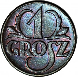 1 haléř 1923, mincovna, nádherný