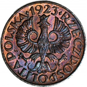 1 cent 1923, mincovňa, nádherný