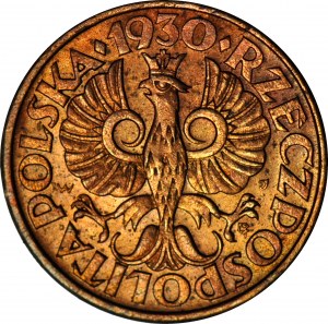 1 cent 1930, mincovňa, vzácny ročník